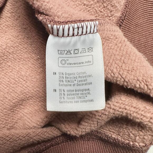 Tentree | Women | TreeFleece Banshee Neutral Color Block Organic Hoodie | Medium - Picture 9 of 13